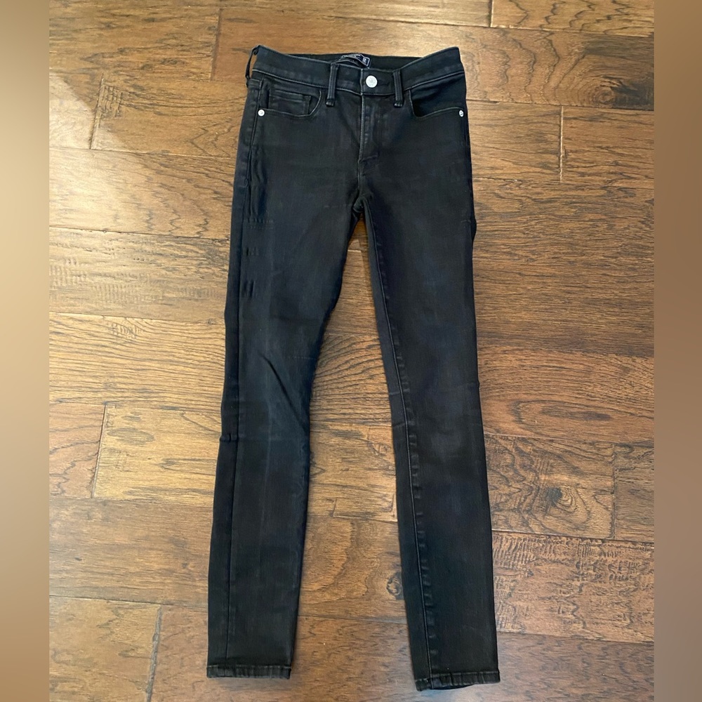 Abercrombie and Fitch Mid Rise Super Skinny Jeans